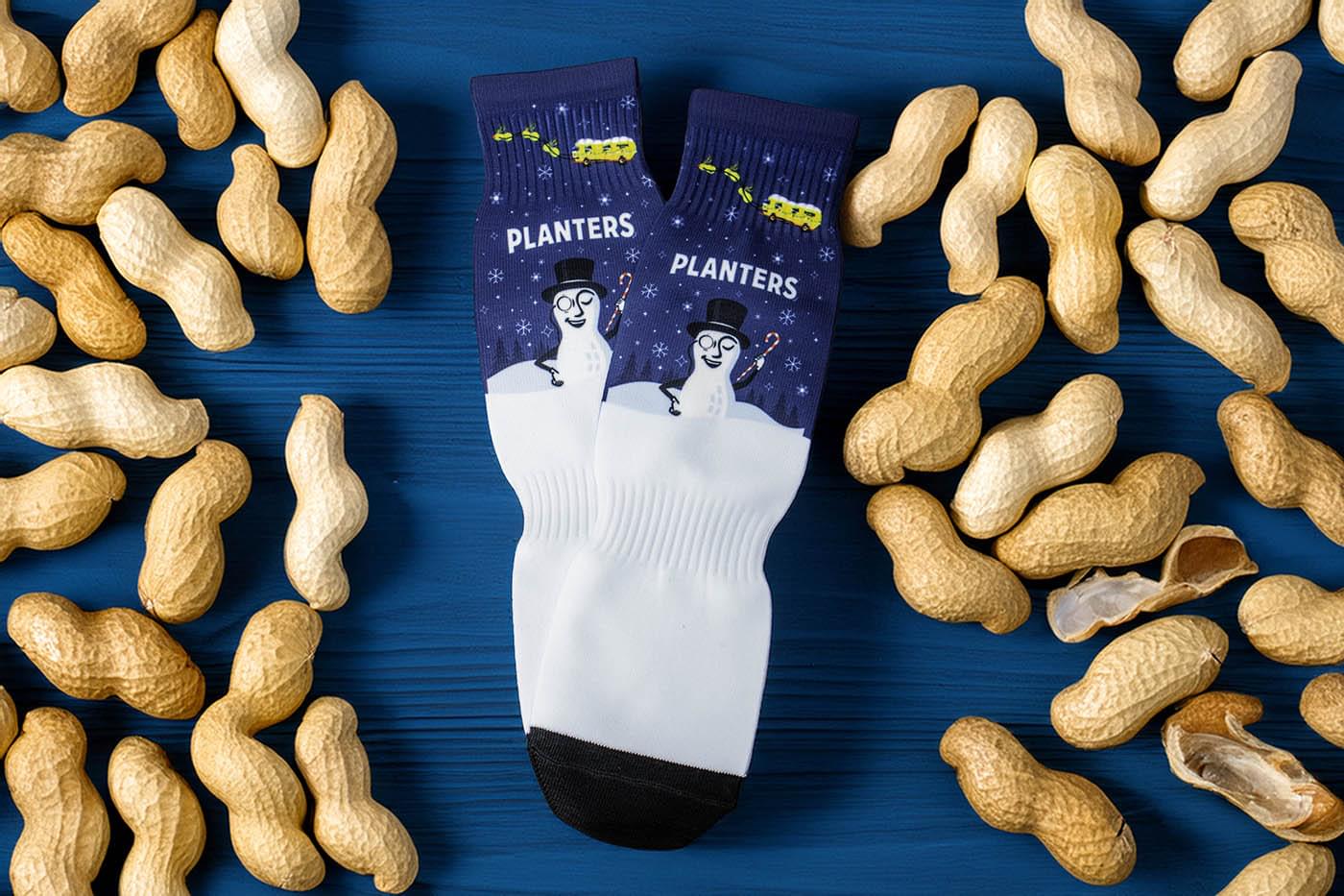 Mr. Peanut’s Frigid Fashion Socks