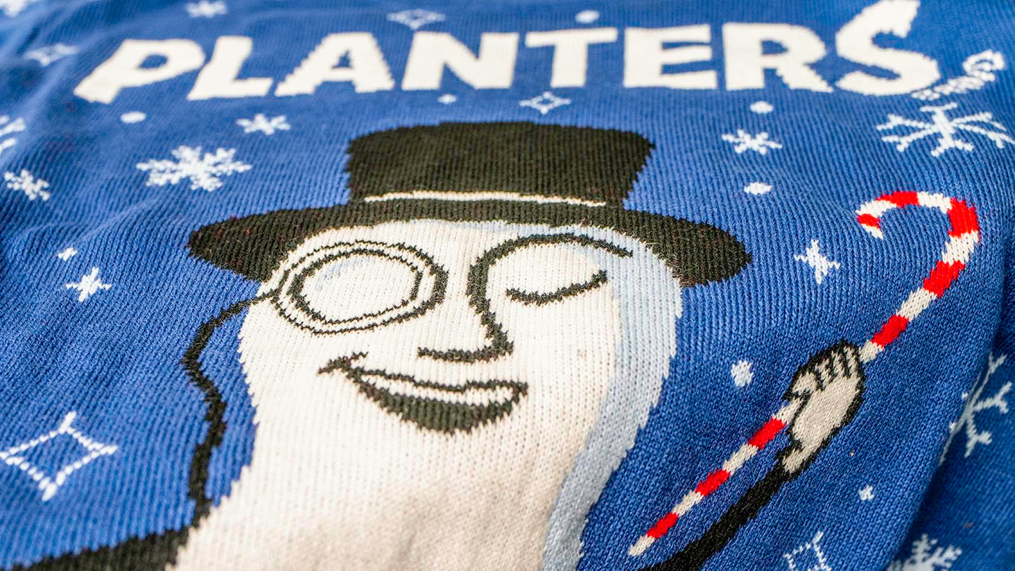 Mr. Peanut’s Frigid Fashion Sweater