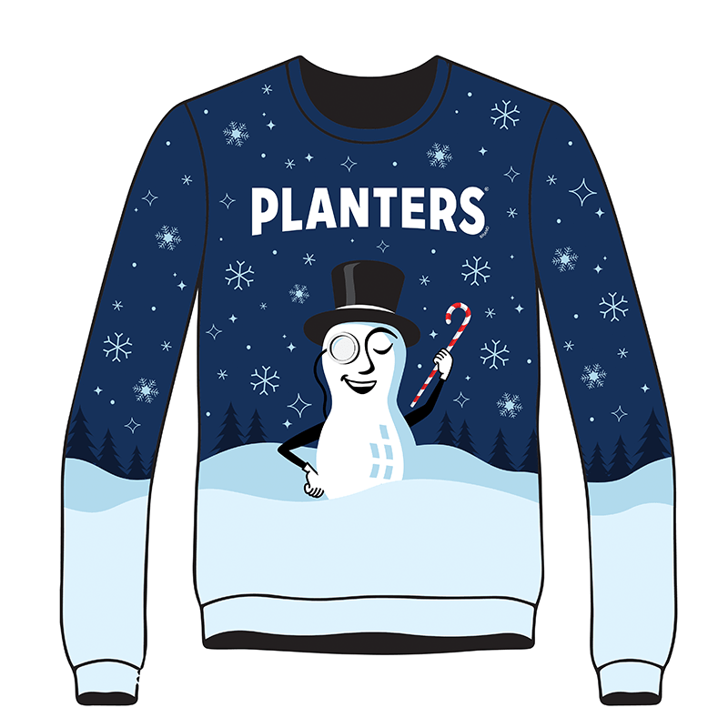 Mr. Peanut’s Frigid Fashion Sweater